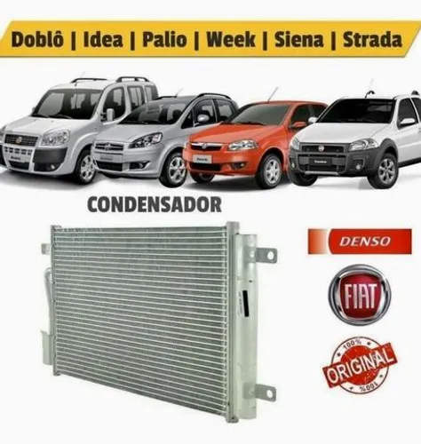 Condensador Fiat Palio Strada Siena Ideia Doblo