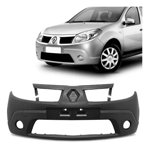 Parachoque Renault Sandero 2008 2009 2010 2011 com ou sem furo de milha