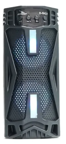 Caixa De Som Speaker Bluetooth Com Microfone Auxiliar Usb SD Led Caixinha Nova na Caixa