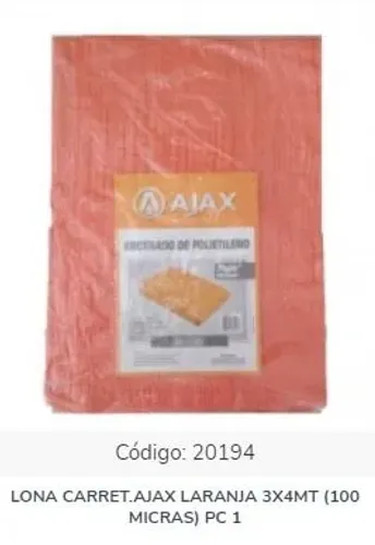 Lona carreto 4x3 ajax