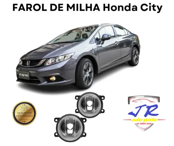 Par Farol Milha Auxiliar Civic 2016