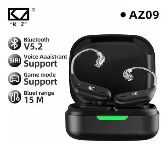 Fone de Ouvido Bluetooth KZ AZ09 com Microfone e Baixa Latência