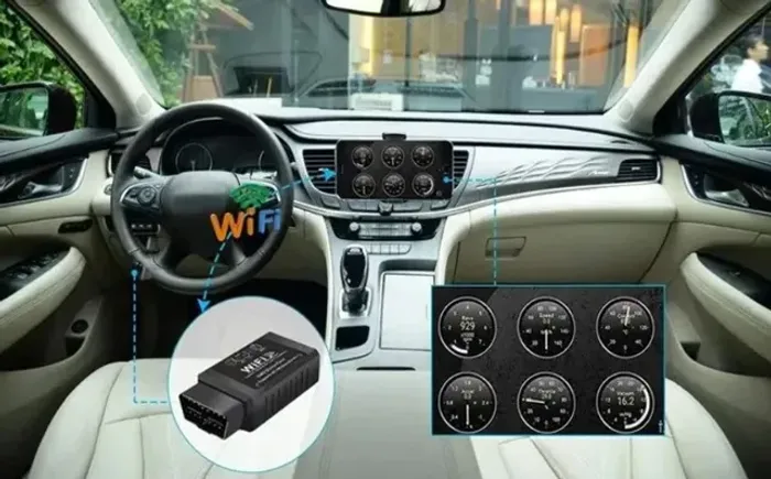 Obd2 Wifi Scanner  Code Reader Ferramenta de Diagnóstico, para iPhone COD-AP167  