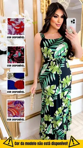 Kit 2 Vestidos longos suede moda jovem elegante 