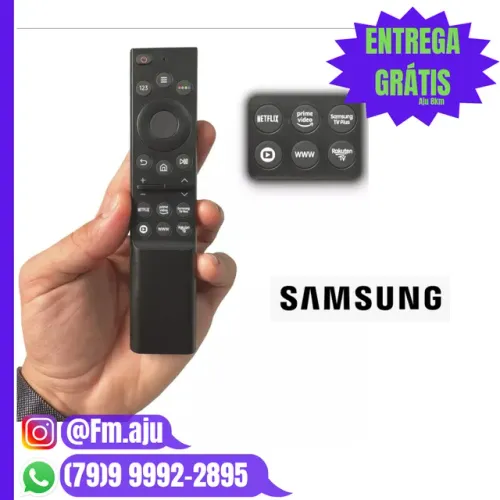 Controle remoto Smart<br>Samsung 4k  - Novo / Entrega Grátis Aju 8km