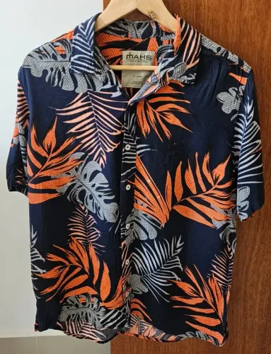 Camisa Viscose Floral Mahs Tamanho G Ótimo Estado