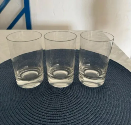 Jogo de 3 Copos de Vidro - Perfeitos para Drinks!