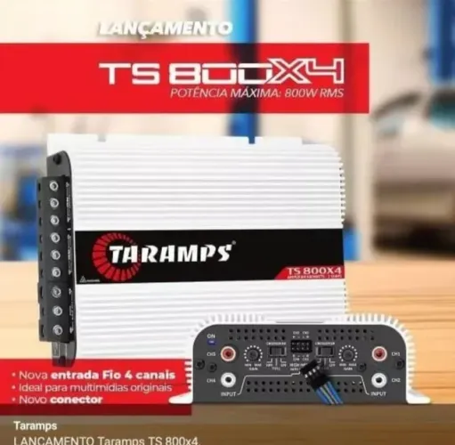 Módulo Amplificador Taramps 800rms 4 canais