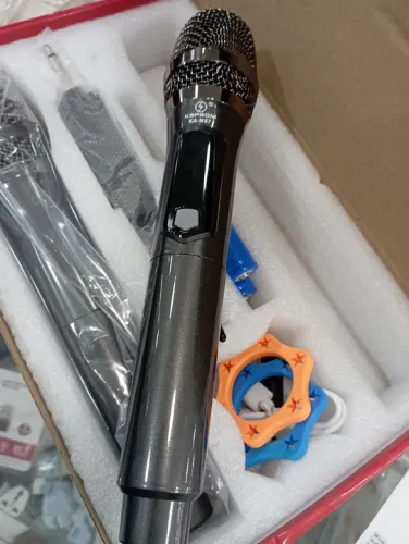 Microfone sem fio Recarregável 2unid