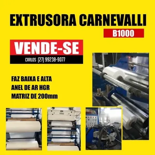Vendo extrusora Carnevalli B1000