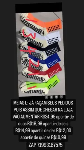 Meias atacado 