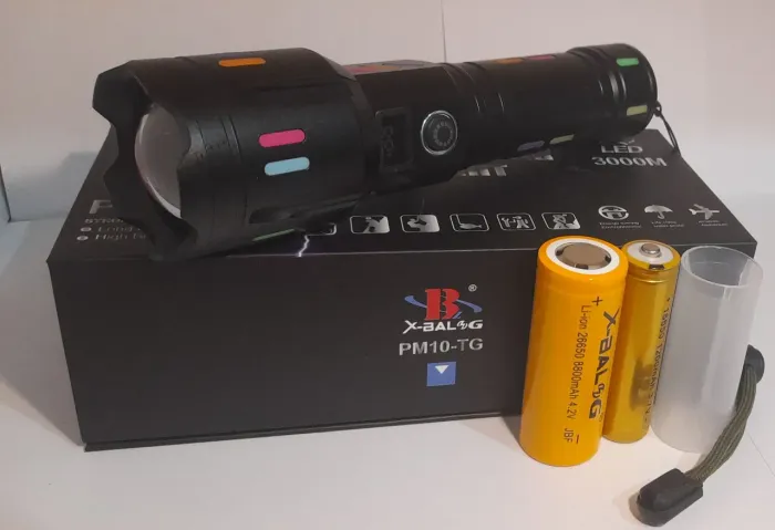 Lanterna tática militar LED USB