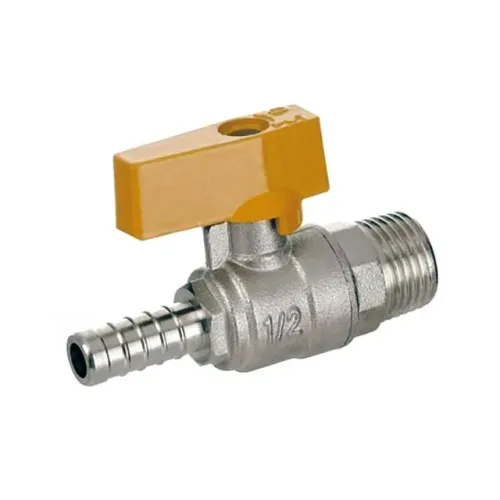 Valvula de Esfera Reta 1/2 MxBM P/ Gas Com Alavanca Bestfer