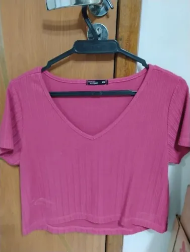 Blusa Cropped Pink