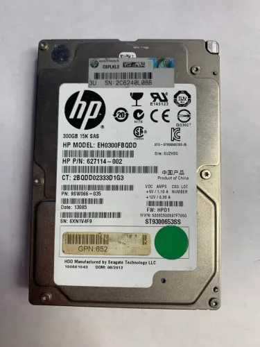 HD HP 300gb 15K SAS EH0300FBQDD 