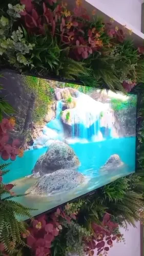 Painel Jardim Vertical de TV embutida ?