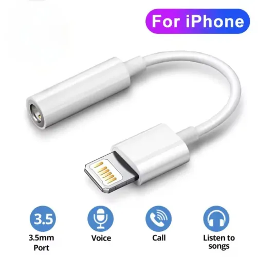 Adaptador p/ fone de ouvido p/ iphone ou Tipo C (Novo)