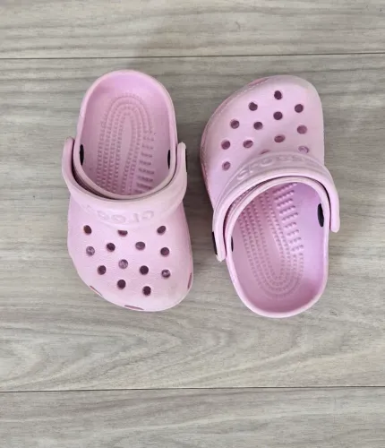 Crocs Rosa Baby - Tamanho 17