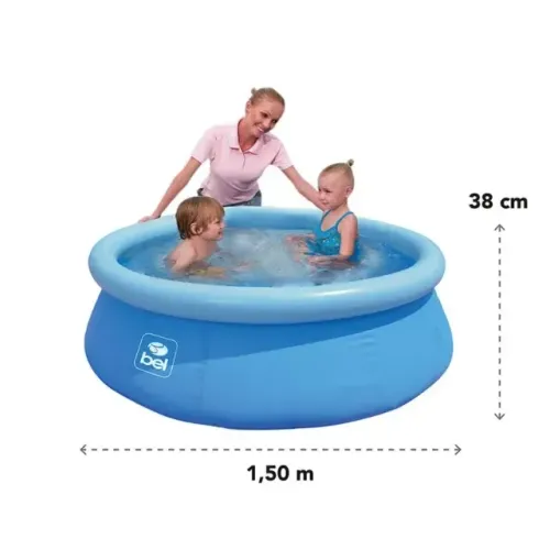 Piscina Inflável Redonda 500 Litros. (1,50m x 38 cm)