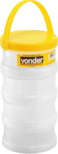 Estojo multiuso, composto de 4 partes rosqueáveis, VD 4003 VONDER