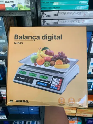 Balança Digital M-BA3 - Nova BATERIA 