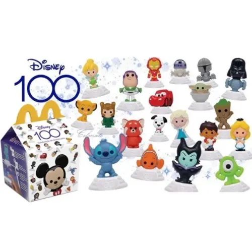 Brinquedos Disney 100 Anos Mc Donald's Lanche Feliz