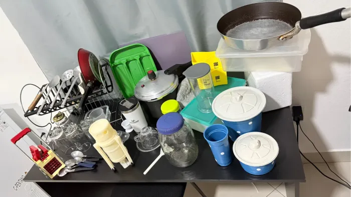 Utensílios de cozinha desapego 