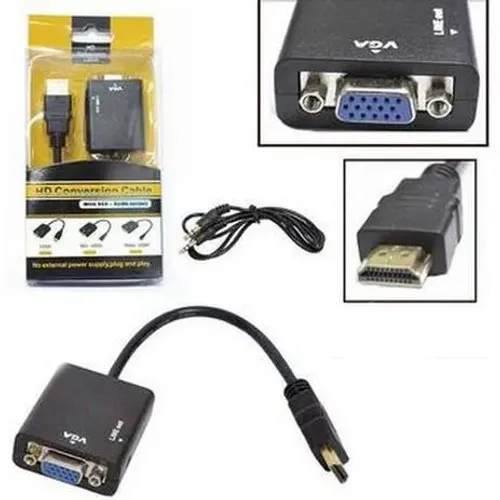 Cabo Conversor HDMI para VGA