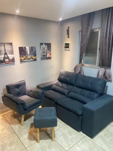 Sofá e Poltrona Confortáveis
