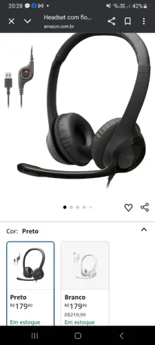 Vendo fone HEADSET USB LOGITECH H390