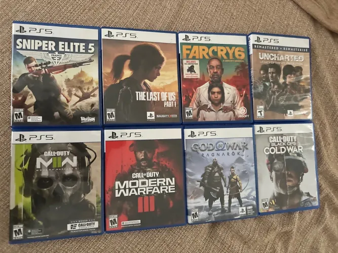 Jogos PS5 - Diversos títulos em ótimo estado!