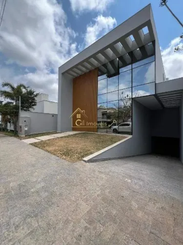 Casa de Alto padrão a venda no Condomínio Estância Silveira em Contagem, 3 suítes, 8 vagas