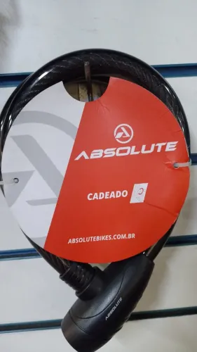 Cadeado espiral c/ chave 25x1200mm
