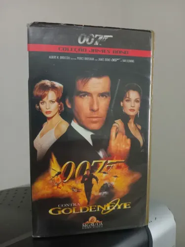 Fita VHS filme 007 Contra Goldeneye