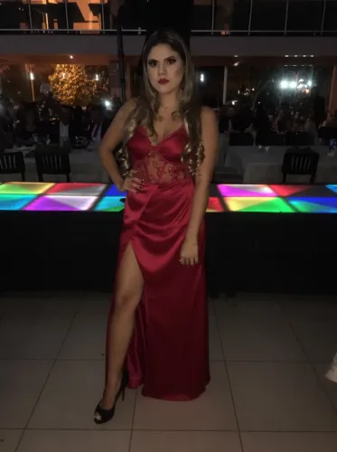 Vestido vermelho de formatura/ festa (usado 1x)