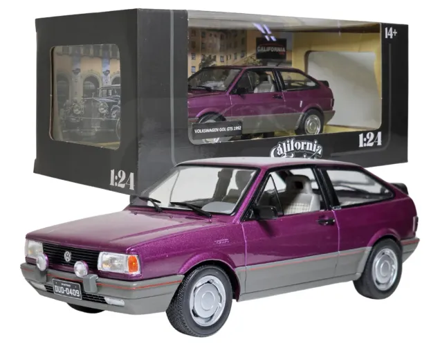 Miniatura Volkswagen Gol GTS 1992 escala 1/24 California Classics