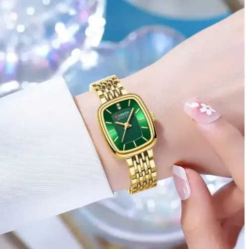 Curren moda quartzo relógio feminino