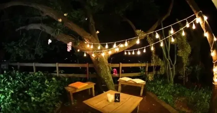 Varal De Lâmpadas 5m 10 lâmpadas 15w a Cada 50cm Fasta Casamento Aniversario Decoração