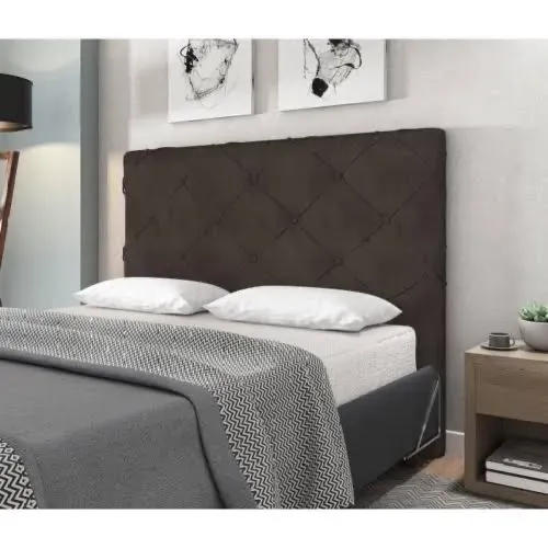 Cabeceira Para Cama de Casal Marrom
