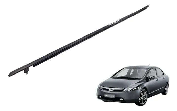 Pestana Externa Traseira Esquerda Honda Civic 2008 - Preto