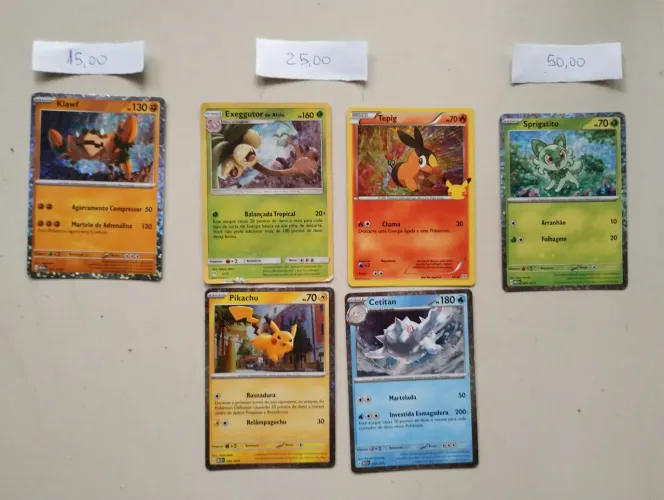Cartas Pokémon - Individual