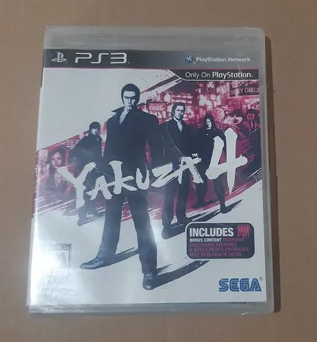 Jogo de ps3 Yakuza 4 lacrado