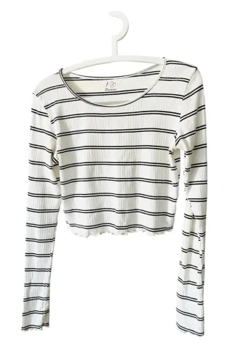 Blusa Cropped manga longa