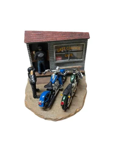 Miniatura Harley Davidson Estatueta (Diorama) ERTL