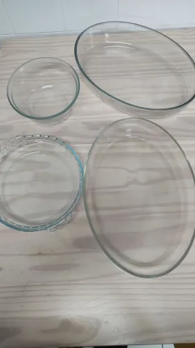Conjunto de refratários de vidro