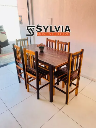 Conjunto de mesa fixa 70x1.50