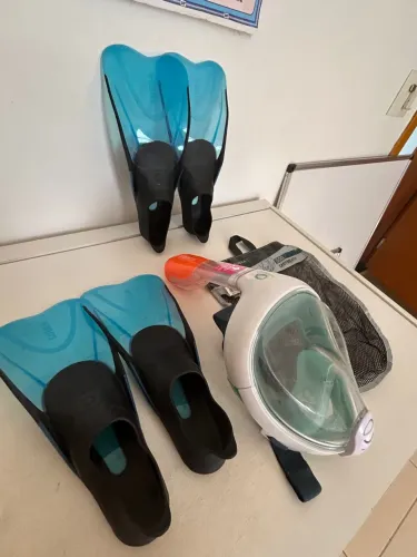 Snorkel Subea - Máscara e Nadadeiras pé de pato