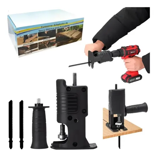 PROMOÇÃO Adaptador Para Transformar Furadeira em Serra Tico-tico