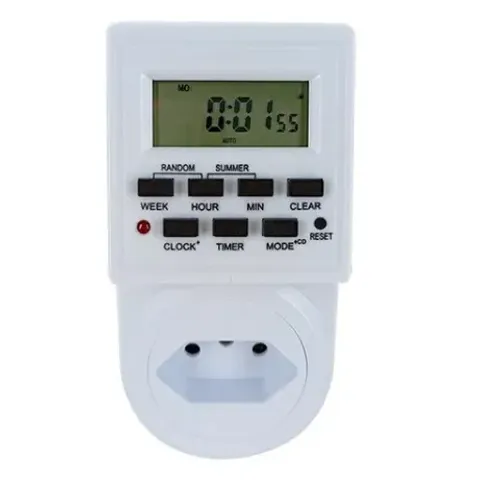 Timer Digital E Temporizador Bivolt - 10A