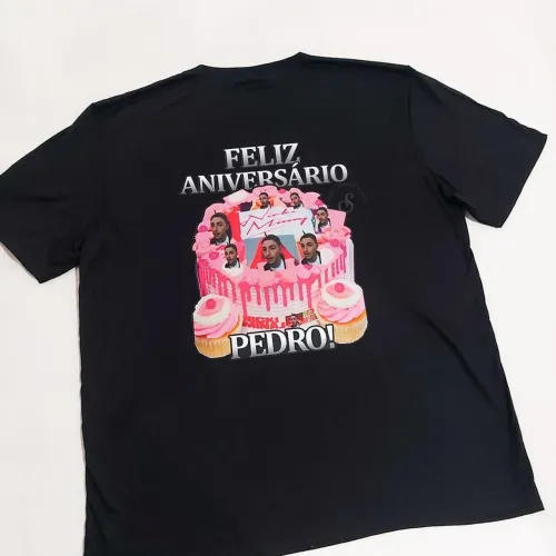 Camiseta Personalizada Feliz Aniversário 